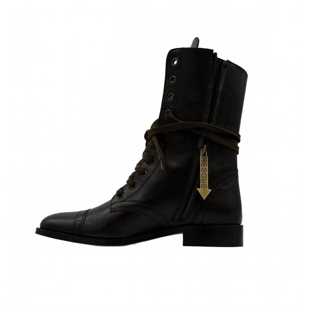 NEW DUCHESS AIR women's lace up high boots in brown